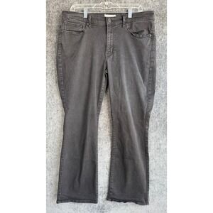Womens Sz 16 Levi's Black Classic Bootcut Denim Jeans Pants